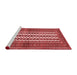 Country Red Washable Rugs