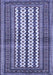 Southwestern Blue Country Rug, tr2561blu