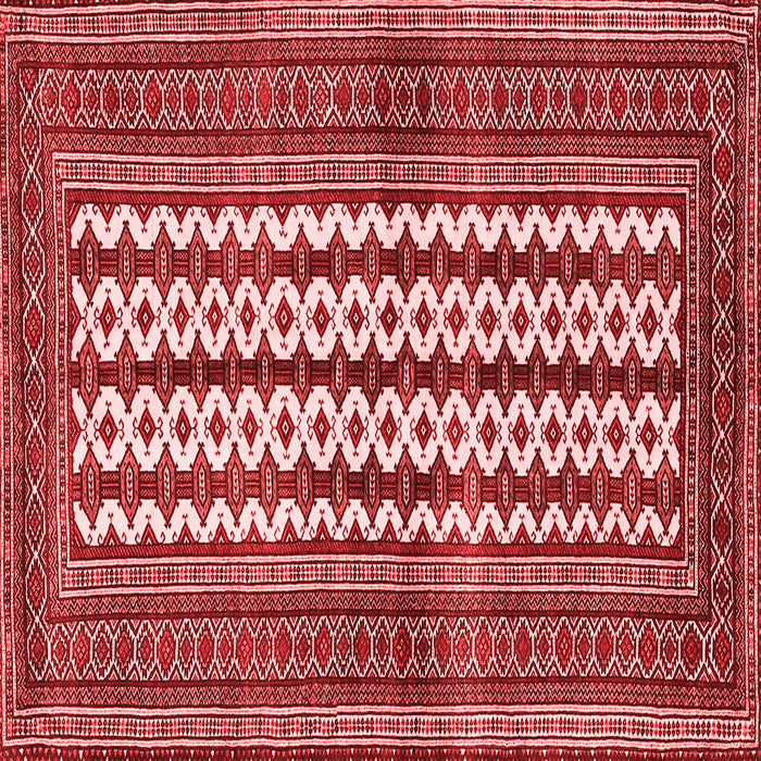 Machine Washable Southwestern Red Country Rug, wshtr2561red
