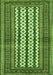 Southwestern Green Country Rug, tr2561grn