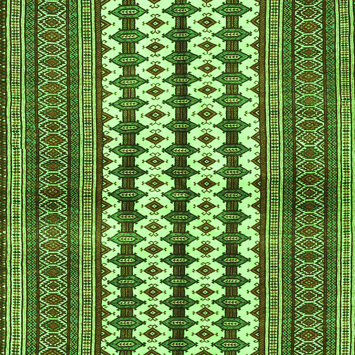 Southwestern Green Country Rug, tr2561grn