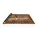 Sideview of Southwestern Brown Country Rug, tr2561brn