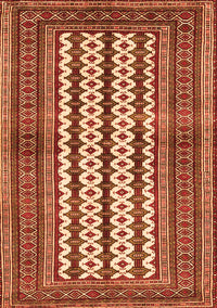 Southwestern Orange Country Rug, tr2561org