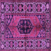 Square Persian Purple Traditional Rug, tr2562pur