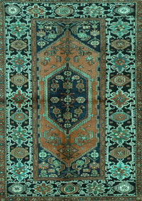 Persian Turquoise Traditional Rug, tr2562turq