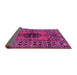 Sideview of Persian Pink Traditional Rug, tr2562pnk