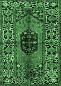 Persian Emerald Green Traditional Rug, tr2562emgrn