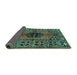 Sideview of Persian Turquoise Traditional Rug, tr2562turq