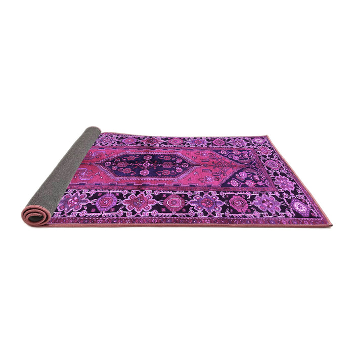 Sideview of Persian Purple Traditional Rug, tr2562pur