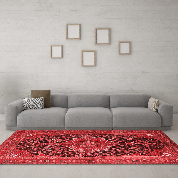 Traditional Red Washable Rugs