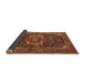 Sideview of Medallion Brown Traditional Rug, tr2563brn