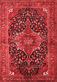 Medallion Red Traditional Rug, tr2563red