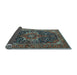 Sideview of Medallion Light Blue Traditional Rug, tr2563lblu