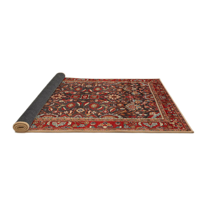 Sideview of Traditional Red Persian Rug, tr2564