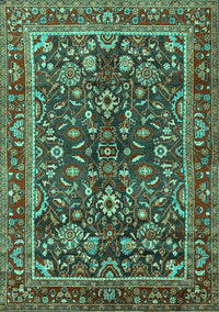 Persian Turquoise Traditional Rug, tr2564turq