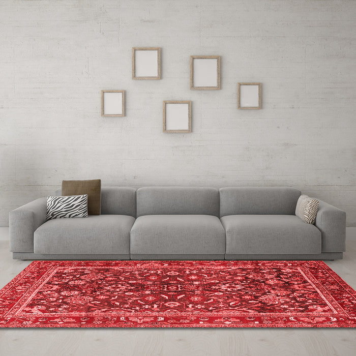 Traditional Red Washable Rugs