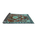 Sideview of Persian Light Blue Traditional Rug, tr2565lblu