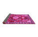 Sideview of Persian Pink Traditional Rug, tr2565pnk