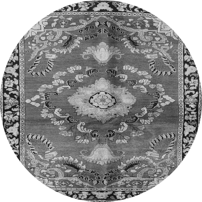 Machine Washable Persian Gray Traditional Rug, wshtr2565gry