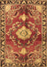 Machine Washable Persian Brown Traditional Rug, wshtr2565brn