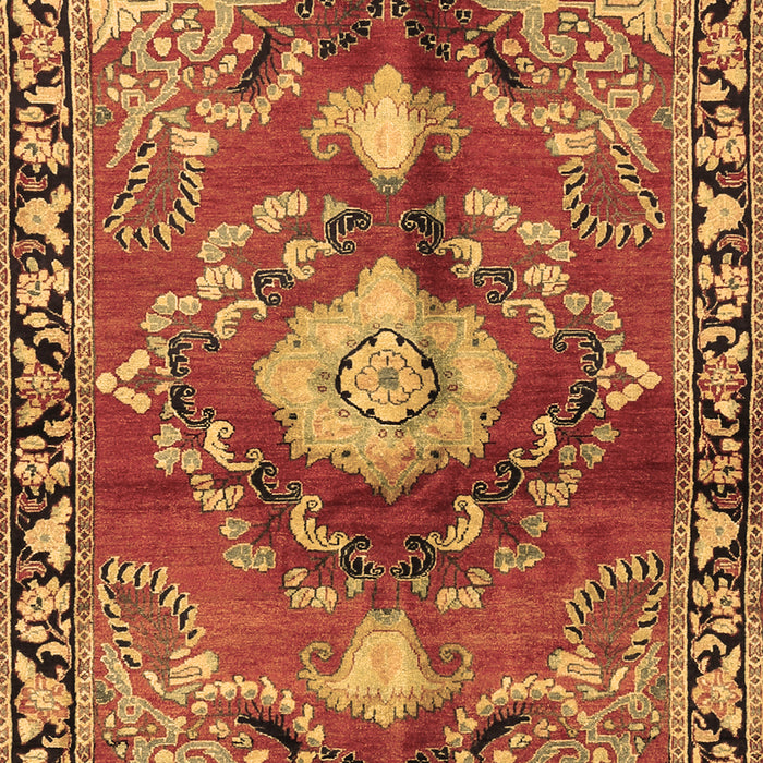 Machine Washable Persian Brown Traditional Rug, wshtr2565brn