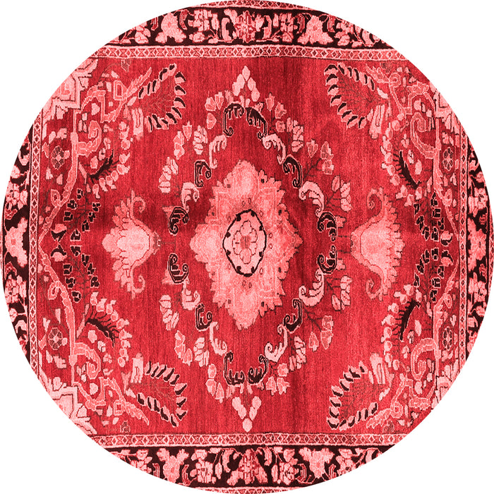 Machine Washable Persian Red Traditional Rug, wshtr2565red