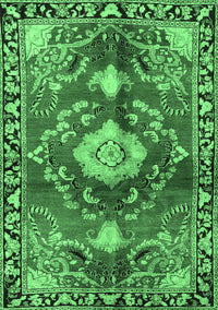 Persian Emerald Green Traditional Rug, tr2565emgrn