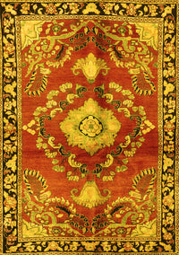 Persian Yellow Traditional Rug, tr2565yw