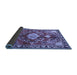 Sideview of Persian Blue Traditional Rug, tr2565blu