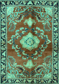 Persian Turquoise Traditional Rug, tr2565turq