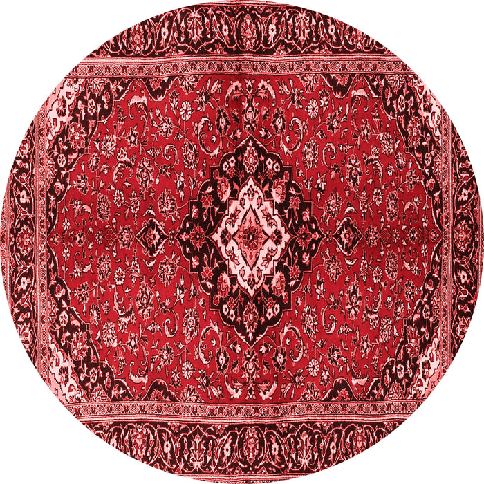 Machine Washable Persian Red Traditional Rug, wshtr2566red