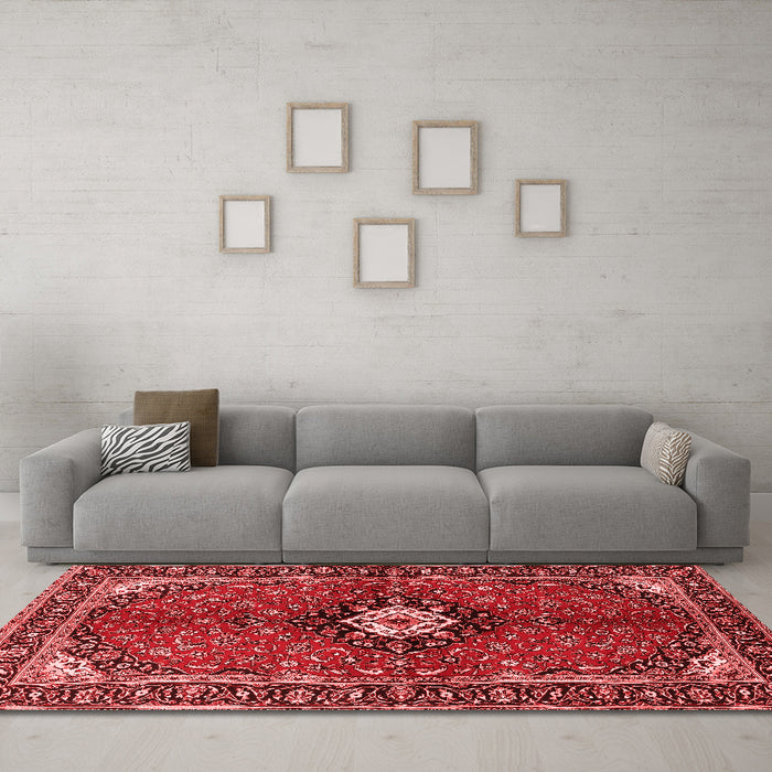 Traditional Red Washable Rugs