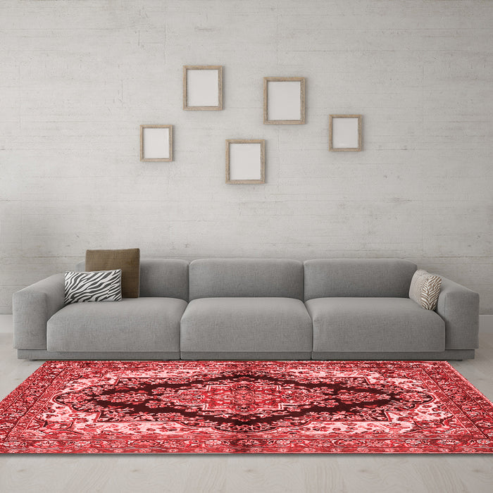 Traditional Red Washable Rugs