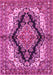 Medallion Pink Traditional Rug, tr2567pnk