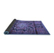 Sideview of Persian Blue Traditional Rug, tr2568blu