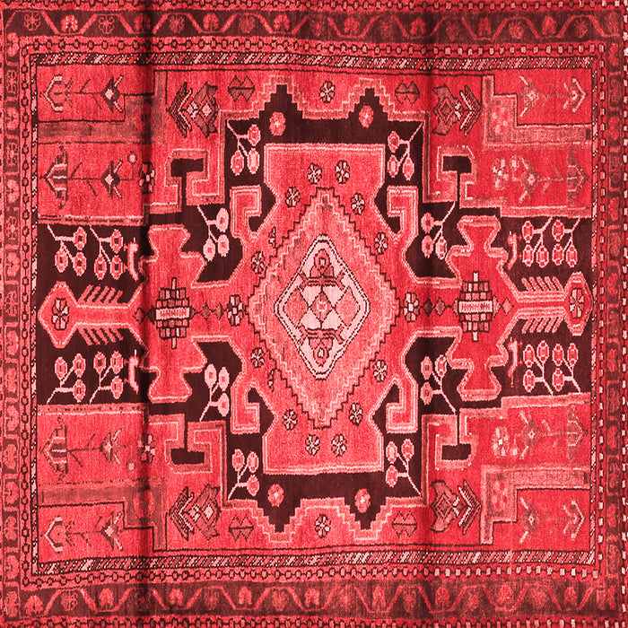 Machine Washable Persian Red Traditional Rug, wshtr2568red
