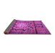 Sideview of Persian Purple Traditional Rug, tr2568pur