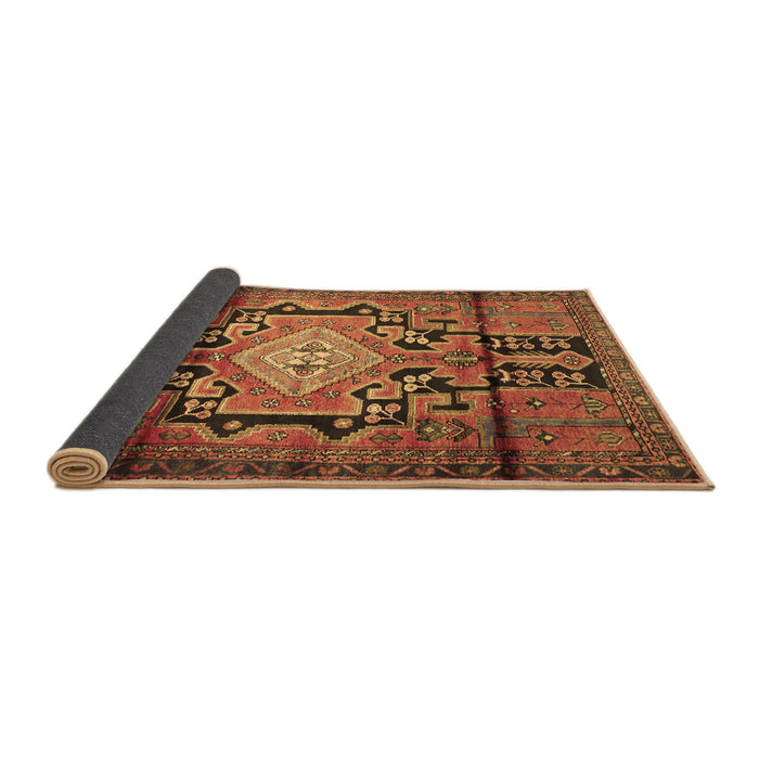 Sideview of Persian Brown Traditional Rug, tr2568brn