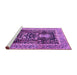 Sideview of Machine Washable Animal Purple Traditional Area Rugs, wshtr2569pur