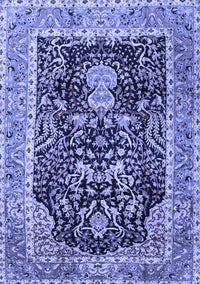 Animal Blue Traditional Rug, tr2569blu