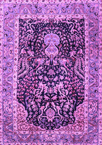 Animal Purple Traditional Rug, tr2569pur