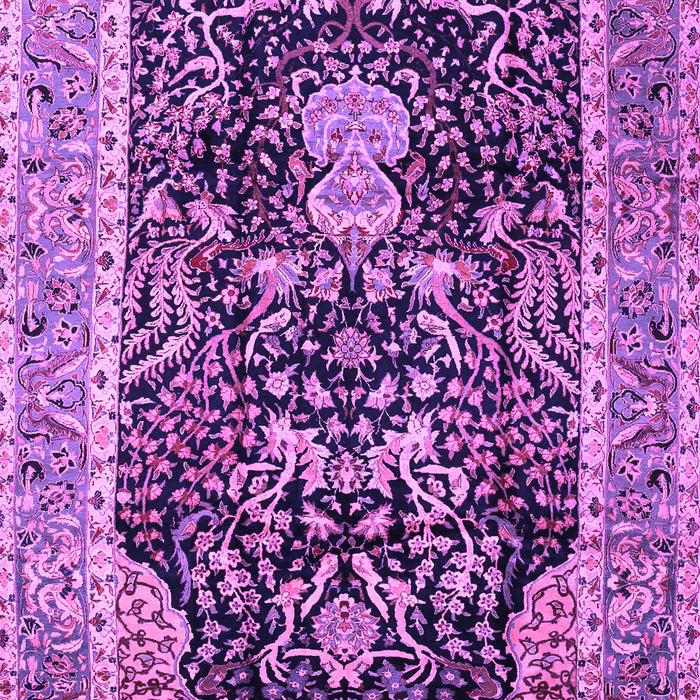 Animal Purple Traditional Rug, tr2569pur