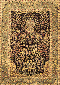 Animal Brown Traditional Rug, tr2569brn