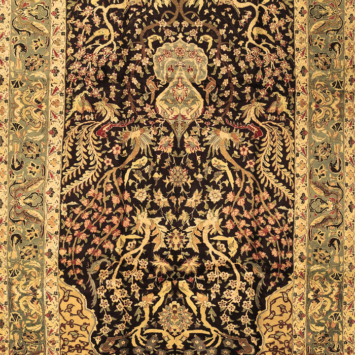 Machine Washable Animal Brown Traditional Rug, wshtr2569brn