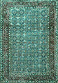 Persian Turquoise Traditional Rug, tr256turq
