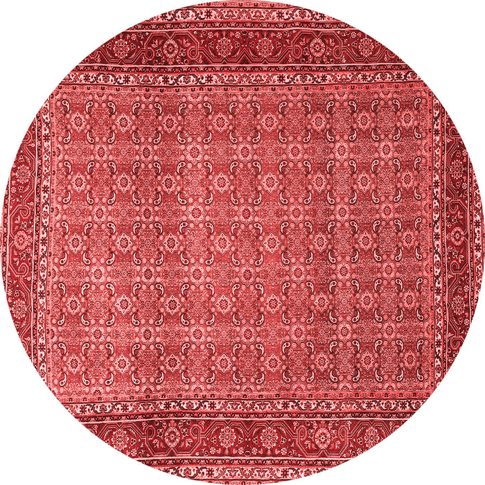 Machine Washable Persian Red Traditional Rug, wshtr256red