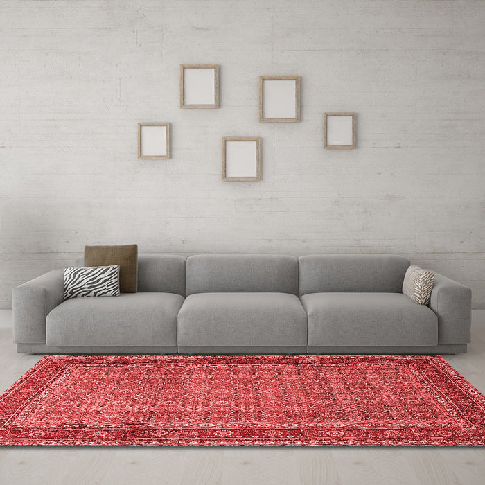 Traditional Red Washable Rugs