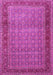 Machine Washable Persian Pink Traditional Rug, wshtr256pnk