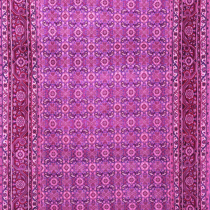 Machine Washable Persian Pink Traditional Rug, wshtr256pnk