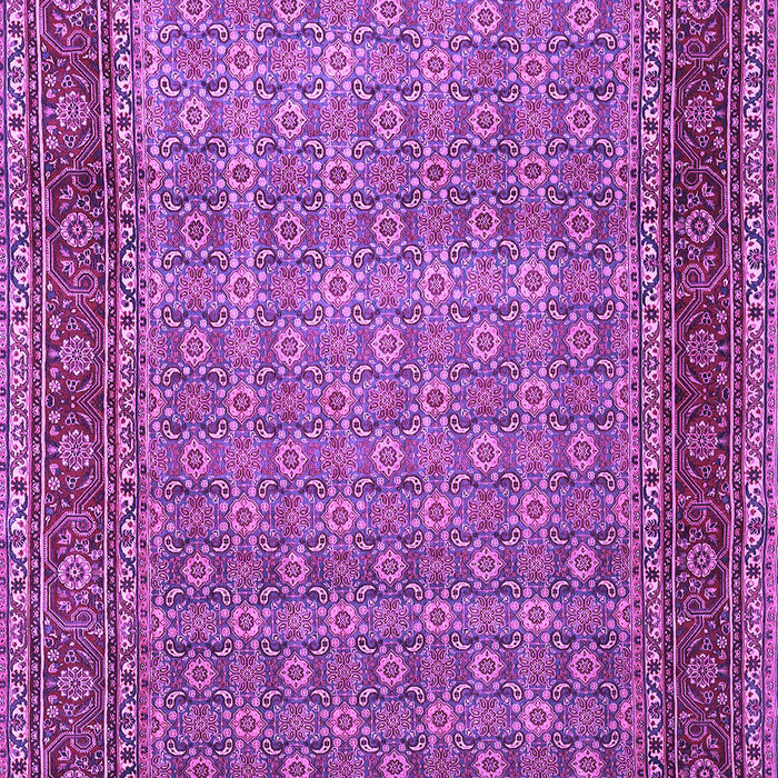 Machine Washable Persian Purple Traditional Area Rugs, wshtr256pur